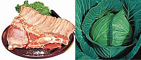 Pechito de Cerdo con Repollo